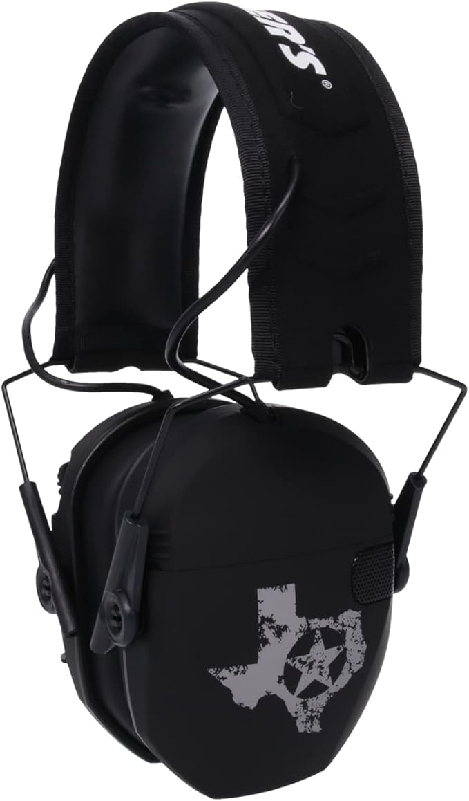 Walker's Razor Slim Ultra Low Profile Compact Design Adjustable Range Shooting Hunting Hearing Protection Electronic Earmuffs