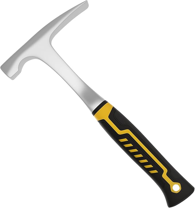 Sheet Metal Hammer, 16oz High Carbon Steel Tool, Precise Efficient Hvac Hammer, Single Handed Sheet Metal Pounder for Woodworking Pipe Work