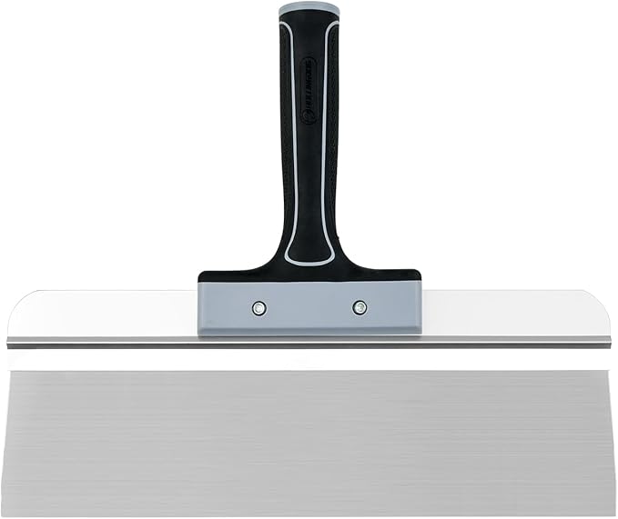 ROLLINGDOG 14 Inch Taping Knife - Drywall Taping Knife,Threaded End Can be Attached to Extension Pole,Stainless Steel Blade,Ideal for Skimming and Smoothing Walls and Ceilings