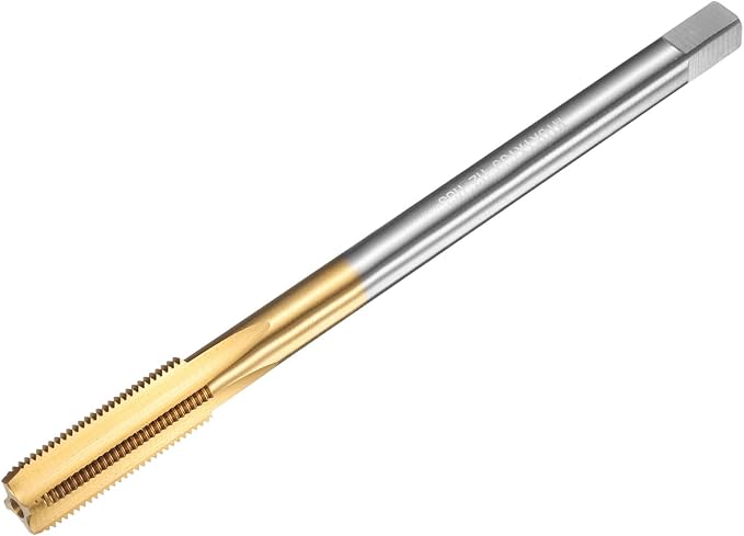 uxcell Metric Thread Tap M10 x 1 H2 130mm Straight Flute Screw Thread Milling Machine Taps Threading Tapping Repair Tool