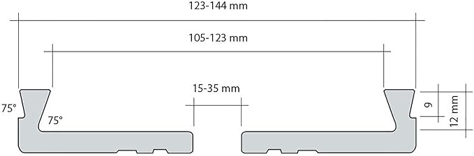 Large 130mm Dovetail Jaws for Woodturning Lathe Chucks, with smooth inside and outside for holding large workpieces, Compatible with Super NOVA 2, G3.