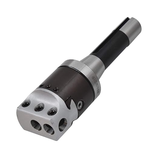 WFLNHB 2 Inch Boring Head R8 Shank 9pcs 1/2 Inch Carbide Boring Bar Set milling Machine Boring Head Set