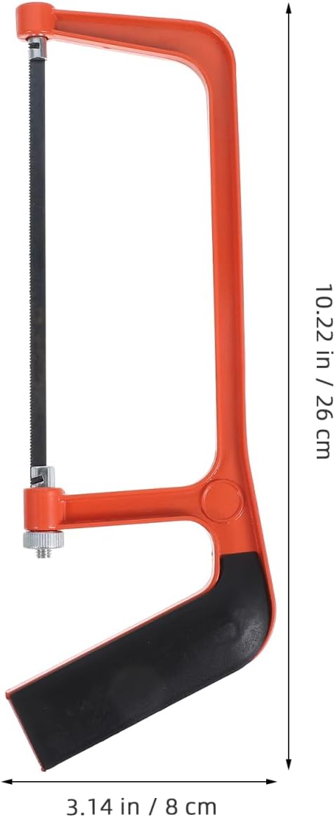 Gadpiparty 6 Inch Mini Hacksaw Lightweight Aluminum Alloy Hand Saw for Woodworking and Diy Projects with Comfortable Grip