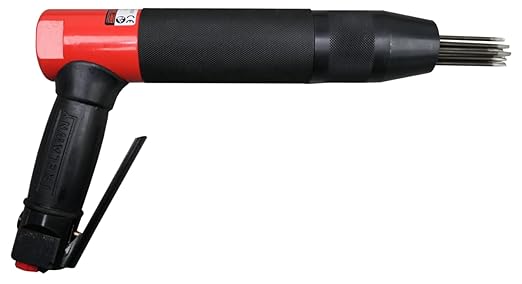 CS Unitec | 199.2105 | Low-Vibration Needle/Chisel Scaler Kit. 8x Less Vibration, Air-Powered, Tool-Free Conversion, 19 Needles ??Made in England