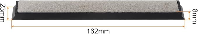 uxcell Diamond Sharpening Stones 80 Grit Whetstone Knife Sharpener Stone with Non-Slip Base