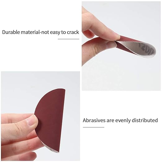 SPEEDWOX Sander Disc 100pc Sanding Hook and Loop Sandpaper 1200 Grit Sanding Discs 3 Inch Sandpaper for Wood Drill Grinder Rotary Tools No Hole