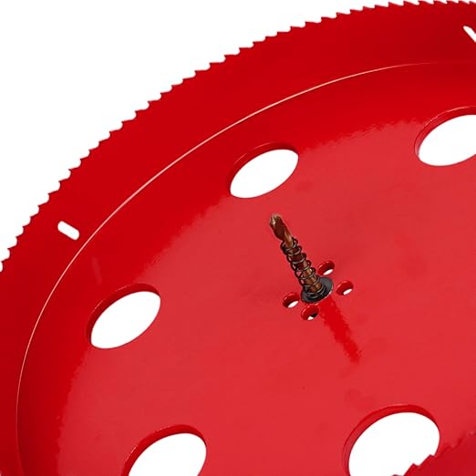 245mm / 9.6 inch HSS Bi-Metal Hole Saw Hole Drilling Cutter for Wood Boards Plastic Thin Metal (245mm / 9.6 inch)