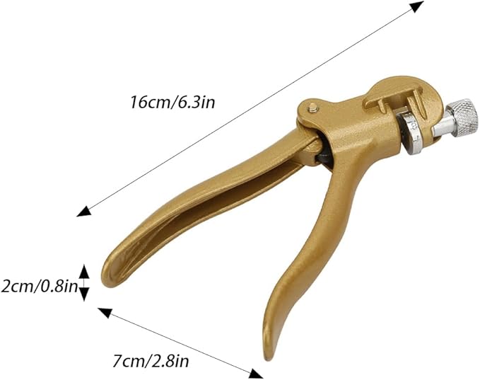 Joyzan Saw Set Plier, Zinc Copper Alloy Handsaw Tool Woodworking Hand Setter Sawblade Bandsaw Sawset Saw Tooth Sawtooth Woodwork Blades Puller Sharpener for Woodworker Carpentry Diy Accessories