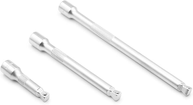 Genius Tools 3 Piece 1/4" Dr. Wobble Extension Bar Set BE-22406