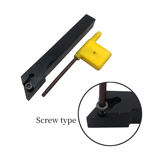 GBJ 1pcs SDJCR1212H11 Holder with 10pcs DCMT32.51 /DCMT11T304 Multilayer Coated CNC Lathe Inserts for SDJCR Lathe Turning Tool Holder Replacement Insert (1/2 Holder with 10pcs DCMT32.51)