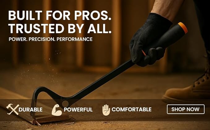 Ripper ??The Ripper Heavy-Duty Indexing Crowbar & Nail Puller Tool, Multi-Angle Wrecking Bar for Trim, Flooring & Demolition (Ripper)