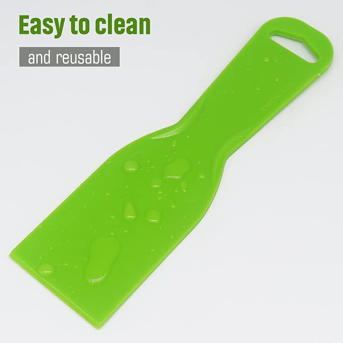 Plastic Putty Knife, 3 PCS 2 Inch Scraper Tool, Flexible Spackle Knives for Drywall, Decals, Wall Paper, Patching, Painting, Taping, Scraping Coating
