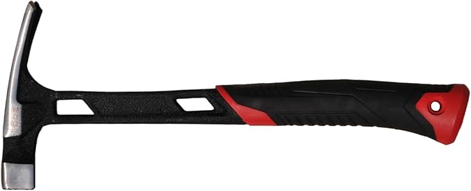 One-Piece Claw Hammer, Black and Red Handle