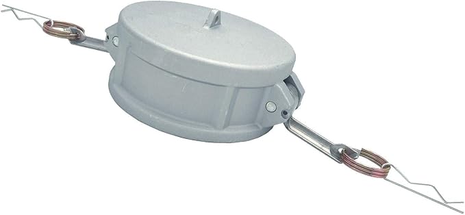 2PCS Cam and Groove Fitting, Aluminum, Type DC, 1" Dust Cap, with 2PCS Camlock Gasket Fitting