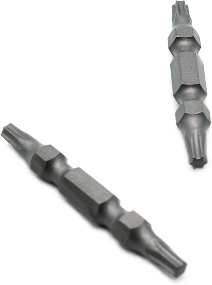 TEMO 25 pc T20 Torx 6 point Double Ended 2 Inch Screwdriver Insert Bits