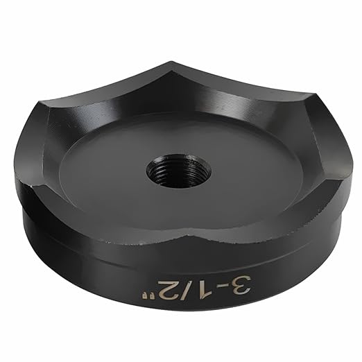 AMZCNC 3-1/2" Conduit Punch and Die for Hydraulic Knock Out Driver 3/4"-16UN Thread((Conduit Hole Size) 3-1/2")(Actual Hole Size: 4.04")