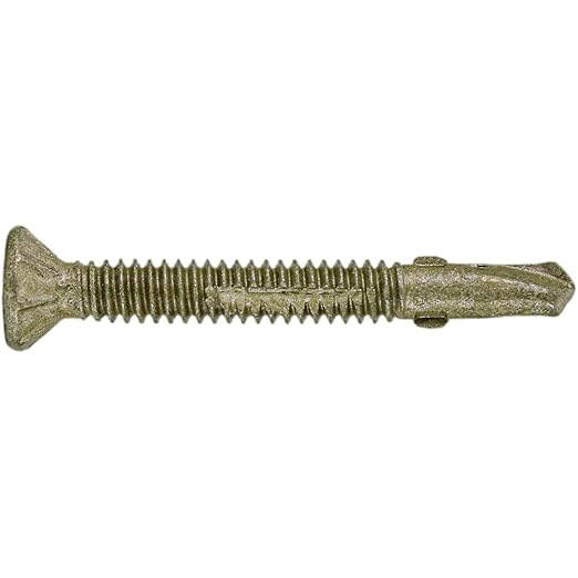 10x1-5/8 Reamer Tek Torx/Star Head Self-Drilling Wood to Metal Screws - for Flatbeds, Trailers - T-30 Torx Screw Head CASE Qty 42 Boxes 4,746 Screws
