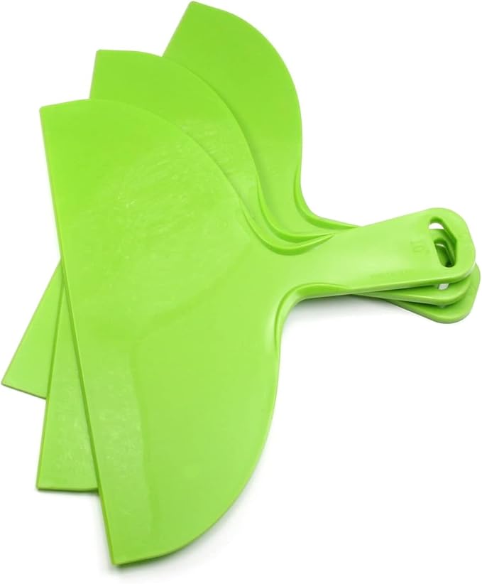 Utoolmart Putty Scraper 8" Plastic Flexible Putty Knives Spreader for Taping Drywall Wall Painting Green 3Pcs