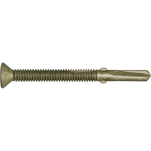 12x2-1/2 Reamer Tek Torx/Star Head Self-Drilling Wood to Metal Screws - for Flatbeds, Trailers or Fastening Wood to Steel - T30 Torx Screw Head - CASE Qty 42 Boxes 2,100 Screws