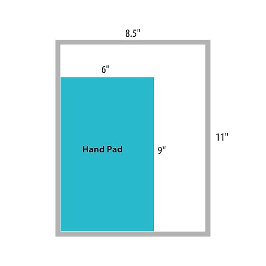 VSM 10-Pack: 6" x 9", White - Fine, Non-Woven Hand Pad, Rust and Oxidation Resistant, Multipurpose Abrasive Scrub Pad for Finishing and Cleaning
