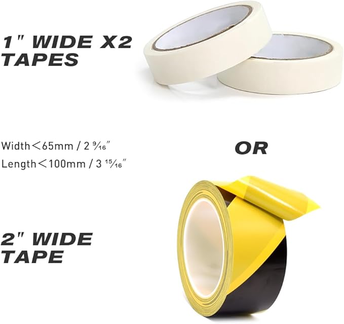 BAUSATZ Floor Tape Applicator竊똌anual Pushing Tape Marking Machine, Tape bonding Machine, Manual Tape applicator, Used for Floor Marking, Decoration Protection and Laying (JDJ001)