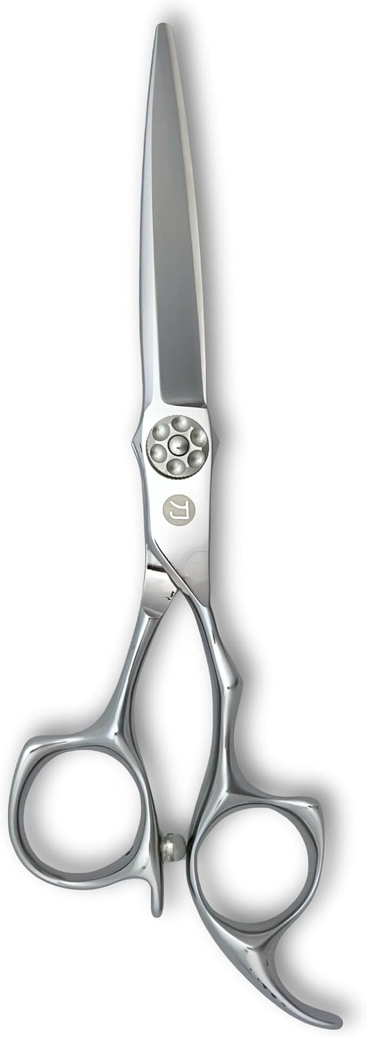Saki Shears Grand Master Professional Hair Cutting Scissors - 6" Length - VG10 Japanese Steel Razor Edge Barber Scissors for Men and Women