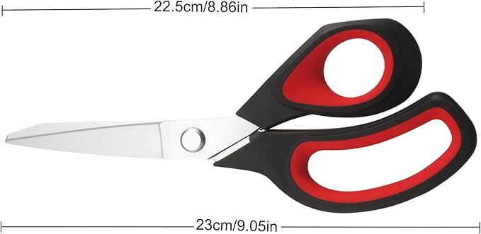 Fabric Scissors, All-Purpose Heavy Duty Utility Shears for Sewing &Garment Making, Stainless Steel Professional Handcrafted Scissors, All Purpose Heavy Duty, For Sewing Fabrics and Leather Garments