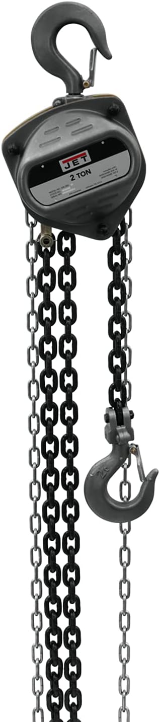 JET 2-Ton Hand Chain Hoist, 20' Lift (Model S90-200-20)