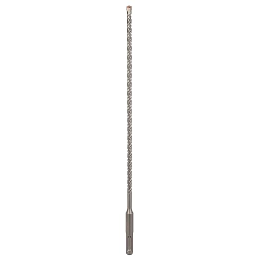 1/4 Inch x 12 Inch SDS Plus Rotary Hammer Drill Bit, Carbide Tipped for Brick, Stone, and Concrete Version 2 (1/4" x 10" x 12")