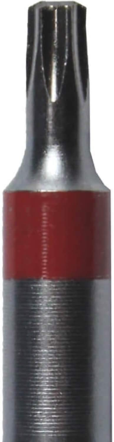 T15 X 2" Torx/Star Driver Bit - Color Coded Quick Change Shank Bit for Screws and Fasteners (50)