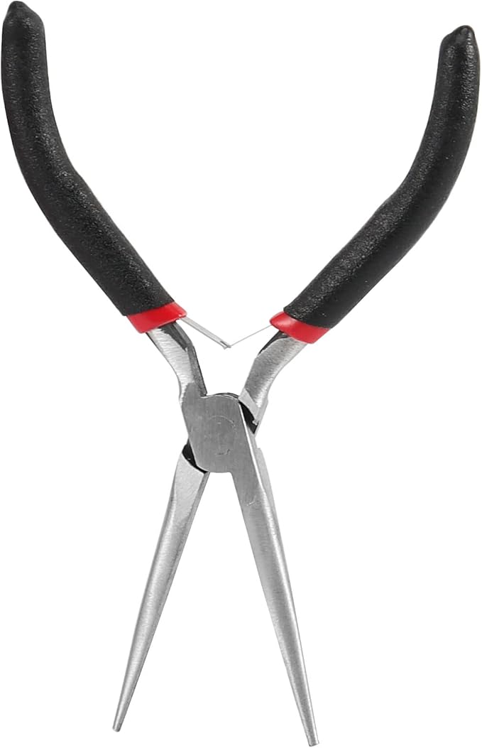 JOIKIT 10 Pack 6 Inch Extra Long Needle Nose Pliers, Mini Precision Needle Nose Pliers Set Repair Tool for Wire Wrapping, DIY Crafts, Electronic Repair