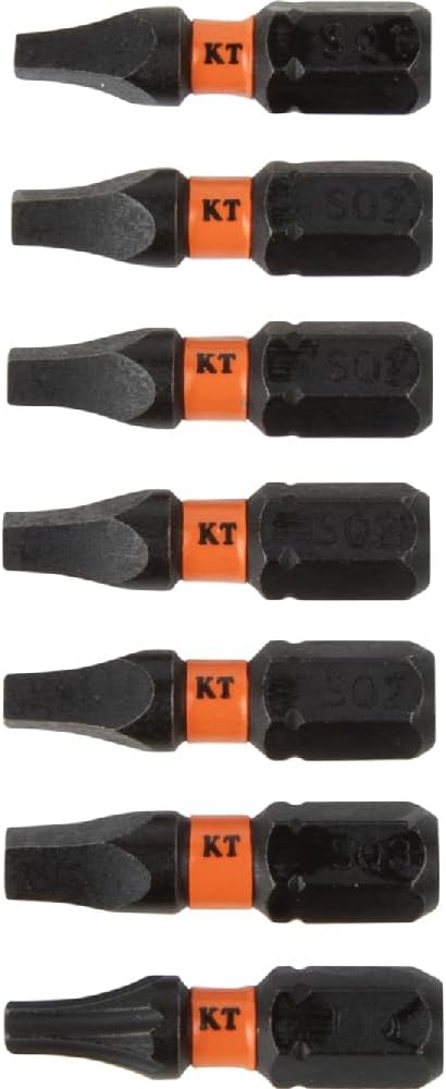 Klein Tools 33801 Impact Driver Bit Set with Magnetic Nut Drivers, ProFlex S2 Steel Phillips, Slotted, Square, TORX Bits with Case, MODBox Compatible, 40-Piece