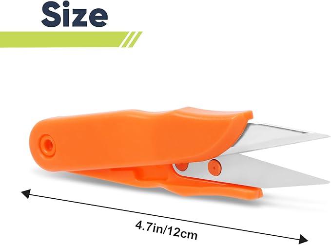 UCEC 12 Pack Thread Snips for Cutting, Thread Cutter Yarn Scissors for Crocheting, Embroidery Scissor Sewing Scissors Small Sewing Snips