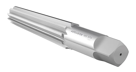 Accusize Industrial Tools H.S.S. Morse Taper Finishing Reamer, MT4, 2802-0004