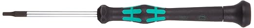 Wera 05118070003 Kraftform Micro 2054 Hexagon Electronics Precision Screwdriver, 2.5mm Head, 60mm Blade Length