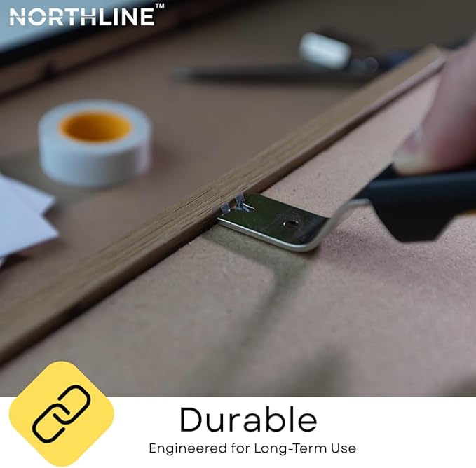 NORTHLINE Glazier Point Driver with Magnetic Head ??Framing Tool for Picture Frame Hardware & Window Glazing, Includes 50 Premium Glazier Points