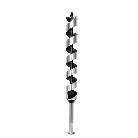 1-1/4 x 13.8 inch Auger Drill Bit for Wood,Hex Shank Ship Auger Bit for Soft Wood, Hard Wood, Plastic, Composite Materials and DIY Projects