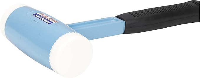 VAUGHAN Dead Blow Hammer, 0.5 Lbs, Includes Two Soft Faces, Steel Filled, DB150, VN58512