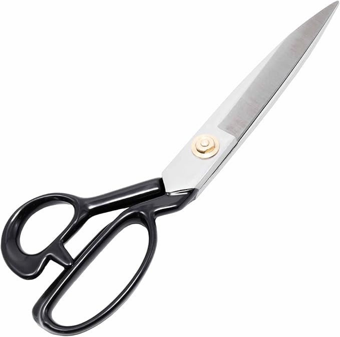 12 Inch Sharp Sewing Scissors for Fabric Cutting Heavy Duty Metal Scissors Sewing Shears for Crafting Tailoring