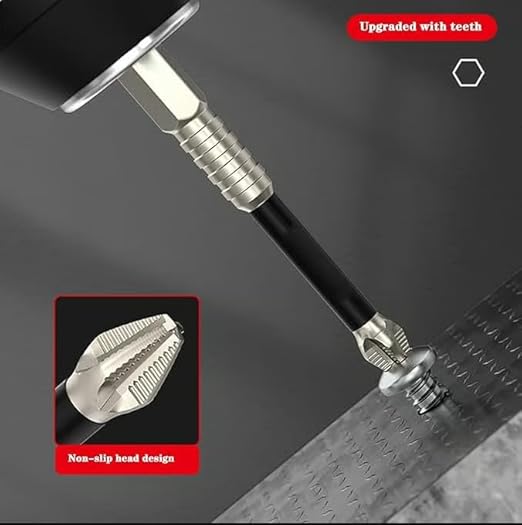 High-Magnetic Screwdriver Drill Bit Set - Strong Magnetic Durability Screwdriver Drill Bit Set - Universal Electric Precision Alloy Steel Screwdriver Set (25-50-65-75-100-150mm(6pcs))