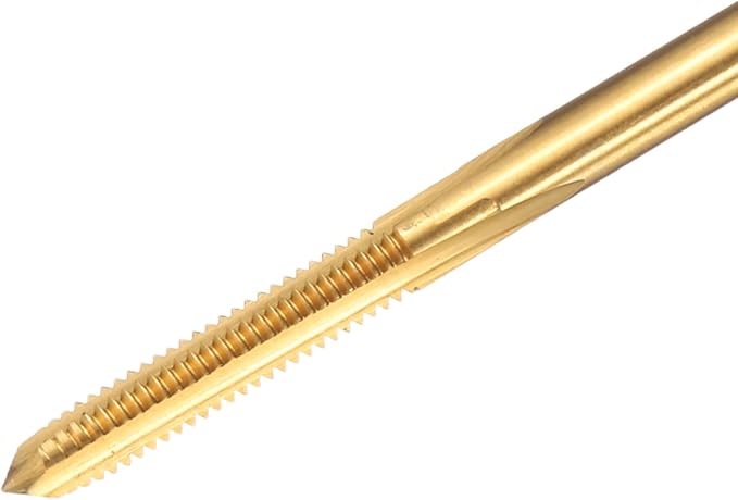 uxcell Metric Thread Tap M4 x 0.7 H2 150mm Straight Flute Screw Thread Milling Machine Taps Threading Tapping Repair Tool