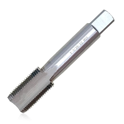 Lzcdelyxiao 1-3/16"-12 Tap, UN, Right Hand Straight Flute Thread Tap, Machine Tap, 1 3/16"-12, Nominal Diameter 1-3/16", Thread Per Inch 12 Fin Thread, Tolerance Grade 2B, High Speed Steel HSS