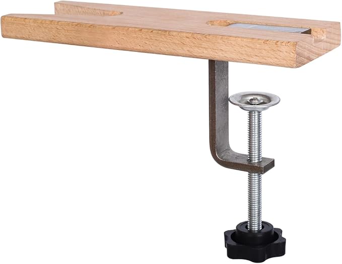 Durable Hardwood Bench Pin Holder Set for Jewelry Making Crafts Sawing, drilling, filing and polishing are ideal jewelry tools for professionals and hobbyists alike. 2 pcs.
