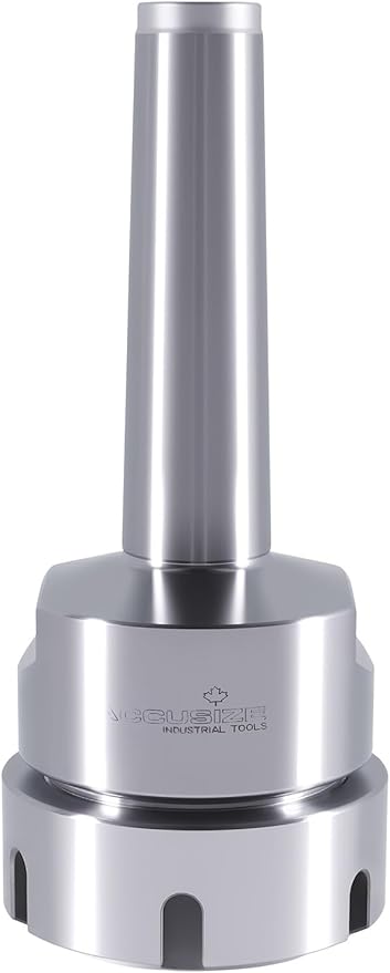 Accusize Industrial Tools MT3 Shank ER40 Chuck with 15Pc Collets Kit, 1/8 inch - 1 inch by 16th, Morse Taper Collet System, 0223-0308