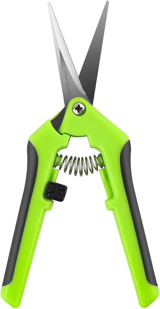BAOFALI Ergonomic Spring-Action Scissors,Spring-Loaded Craft Shears with Stainless Steel Blades,for Cutting Intricate Details and Tight Patterns for People with Arthritis or Limited Hand Strength