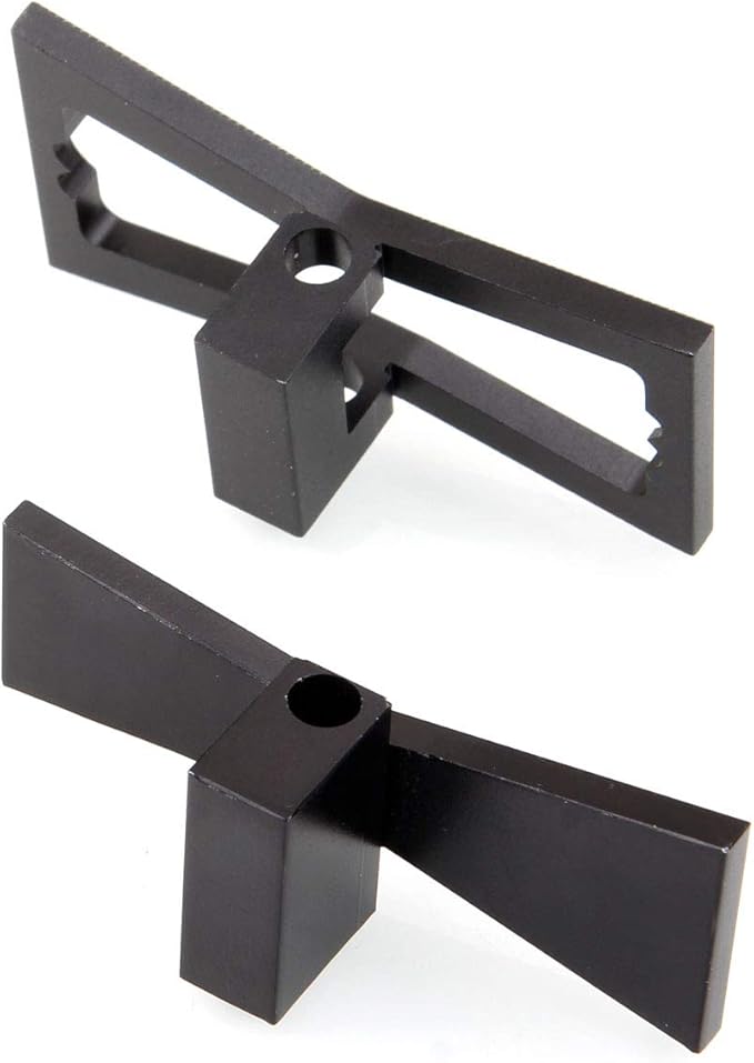 2 PCS Dovetail Marker Guide, Aluminum Alloy Dovetail Marking Jig Precise Wood Dovetail Tools, Dovetail Guide with 1:5, 1:6, 1:7 and 1:8 Slopes for Both Softwood or Hardwood Applications