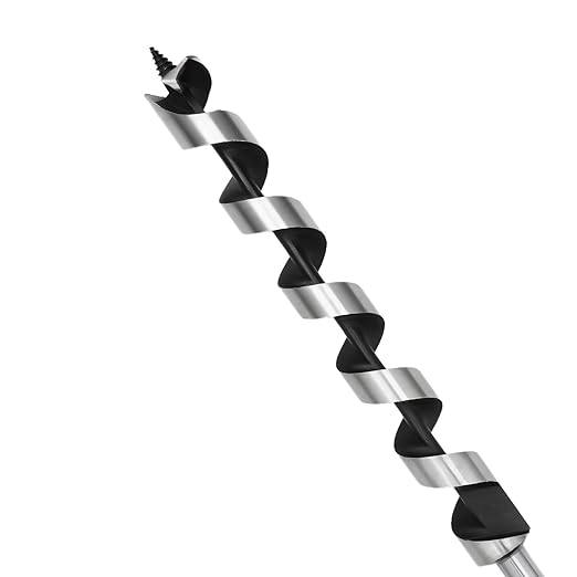 1 x 23.6 inch Auger Drill Bit for Wood,26mm x 600mm Hex Shank Ship Auger Bit for Soft Hard Wood, Plastic, Composite Materials and DIY Projects 1"(26mm)