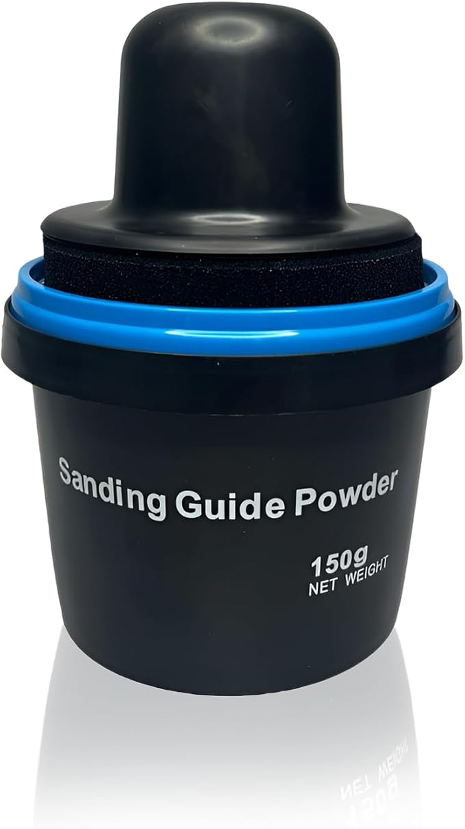 Black Dry Guide Coat Auto Body, Powder Guide Coat for Bodywork, Auto Body Tools Sanding 150g