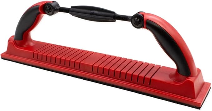 Adjustable Radius Flex Longboard Hand Sanding File Block with Hook & Loop Backing & PSA, Use Continuous Rolls, Sanding Blocks Auto Body, Sanding Blocks for Wood, Manual Sanding Tool
