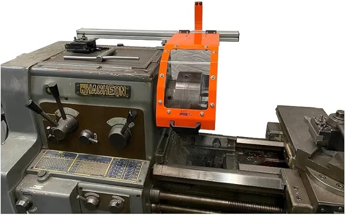 Lathe Chuck Guard. Fits 8-16" Chuck Diameters. Standard model, no interlock. Part # CC816 by ATS Machine Safety Solutions